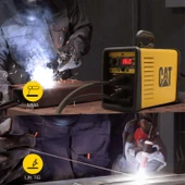 CAT DZ161T 160 Amper TIG LIFT/MMA Çanta Tipi Profesyonel Dijital İnverter Kaynak Makinesi + CAT DX37 Avuç Taşlama - 2