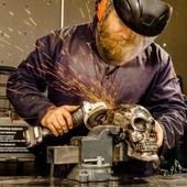 WORX WX813 20Volt 4.0Ah. Li-ion Tek Akülü 115mm Kömürsüz Profesyonel Şarjlı Avuç Taşlama - 7