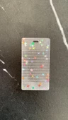 Tırtıklı Yıldız Glitterli Dikdörtgen Şekil Kitap Defter Ayracı Epoksi El Yapımı Hediyelik - 2
