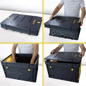 STANLEY FB533L 25Kg Katlanır Kapaklı Çok Amaçlı Taşıma Sepeti - 8