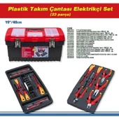 İzeltaş 8440001023 19" Plastik Takım Çantası Elektrikçi Set (23 Parça) - 2