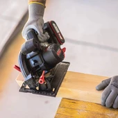 Kress KUE12.1 20Volt 4.0Ah. Li-ion 165MM Çift Akülü Kömürsüz Profesyonel Daire Testere - 8