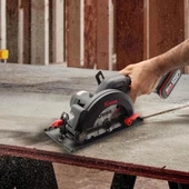 Kress KUE11 20Volt 4.0Ah. Li-ion 140MM Çift Akülü Kömürsüz Profesyonel Çok Amaçlı Daire Testere - 8