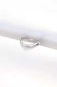 Yassı Silver Renk Ayarlanabilir Yüzük - TJ-BYK3100 - 1