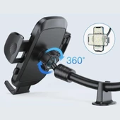 Telefon Tutucu Ayarlanabilir Vakum Kilitli Cam ve Torpidoya Takılabilen Tutucu - 3