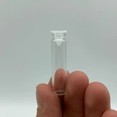 2 ml Mini Test Şişesi , 2 cc Plastik Tıpalı Cam Şişe , Test Şişesi x 20 Adet - 3