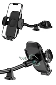 Telefon Tutucu Ayarlanabilir Vakum Kilitli Cam ve Torpidoya Takılabilen Tutucu - 11