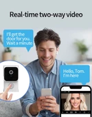 KABLOSUZ WİFİ KAPI ZİLİ (CEP TELEFON İLE UZAKTAN İZLEME + ÇİFT YÖNLÜ SES) - 3