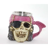 Paslanmaz Çelik Korsan Kupa Bardak - 2