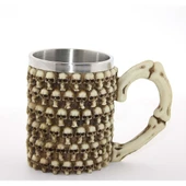 Paslanmaz Çelik Kurukafa Kupa Bardak - 1