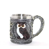 Paslanmaz Çelik Baykuş Kupa Bardak - 2