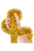 Parti İçin Mega Kalın  İthal Sim Süs 2 Metre Uzunluk 8 cm Genişlik – Gold - 1