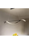 Demirkapı / 100 cm / Sarkıt Avize / Antrasit Gövde / 3 Renk Işık - 1
