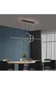 Anaso / Sarkıt Avize / 120 cm / Antrasit Gövde / 3 Renk Işık - 2