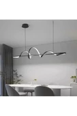 Burgaz / Sarkıt Avize / 120 cm / Antrasit Gövde / 3 Renk Işık - 5