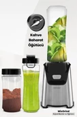 Goldmaster Mixgrind 2in1 Paslanmaz Çelik Bıçaklı Kişisel Smoothie Blender ve Kahve Baharat Öğütücü - 1