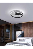 Karacam / Planfonyer Avize / 40 cm / 3 Renkli / Antrasit Gövde / - 2