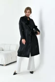 Kadın Abaya Kap Siyah 30864 - 4