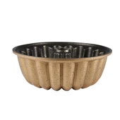 Serenk Fun Cooking Arya Alüminyum Döküm Granit Kaplama Kek Kalıbı 25 cm Sarı - 5
