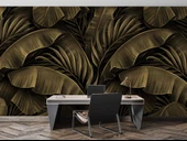 Tropikal Yaprak Temalı Duvar Kağıdı Baskı thumbnail 4