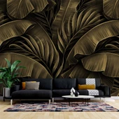 Tropikal Yaprak Temalı Duvar Kağıdı Baskı thumbnail 1