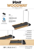 Voit  Woodway Ultra  İnce  Yürüyüş  Bandı  Handlebarlı New - 1