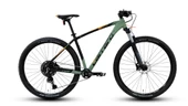 29J CARRARO BIG 2910 10V HD DAĞ BİSİKLETİ - MAT BAMBU YEŞİLİ SİYAH TURUNCU - 48 KADRO - 1