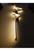 Tuna / Aplik / 120x24 cm / Gold Gövde / 3 Renk Işık / 3 Yıl Garan - 7