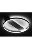 Yeniada / Plafonyer Avize / 50 cm / 3 Renkli Işık / Antrasit Gövd - 1