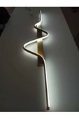 Tuna / Aplik / 120x24 cm / Gold Gövde / 3 Renk Işık / 3 Yıl Garan - 8