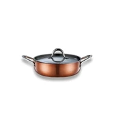 Brioni Copperfield İndiksüyon Basık Tencere 22 cm CPF160 - 2