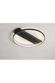 Yeniada / Plafonyer Avize / 50 cm / 3 Renkli Işık / Antrasit Gövd - 4