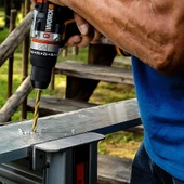 Worx Wx354.4 20Volt/4.0Ah Li-İon Çift Akülü Kömürsüz Profesyonel Şarjlı Darbeli Matkap - 7