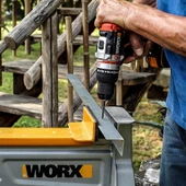 Worx Wx354.4 20Volt/4.0Ah Li-İon Çift Akülü Kömürsüz Profesyonel Şarjlı Darbeli Matkap - 10