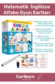 Özel Üretim Zeka Geliştirici Eğitici El Göz Koordinasyonu Matematik İngilizce Alfabe Oyun Kartları - 1