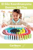 Özel Üretim Zeka Geliştirici Eğitici El Göz Koordinasyonu Domino 100 Taş - 1