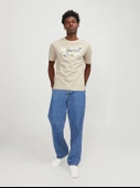 Jack & Jones Jjejeff Corp Logo Tee Ss O-Neck Sn Erkek T-Shirt thumbnail 3