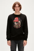 Bad Bear Rebel Crewneck Erkek Sweatshirt thumbnail 2