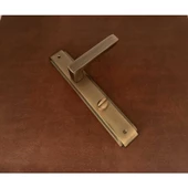 Bella Antik Sarı Lüx Zamak Aynalı Wc Banyo Kapı Kolu Sol Basar 1 Takım thumbnail 3