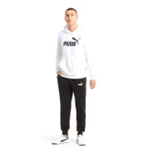 Puma ESS Big Logo Hoodie TR Puma White Erkek Sweatshirt - 3