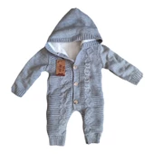 Yün Bebek Tulumu Düğmeli - 2