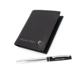 CACHAREL İsme Kişiye Özel Hakiki Deri Dik Erkek Cüzdan 2363K thumbnail 1