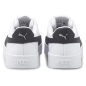 Puma Skye Clean-Puma White-Puma Black Kadın Spor Ayakkabı - 5