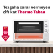 Simfer 4242 Beyaz 42 Litre Turbo Midi/Mini Fırın - 11