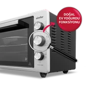 Simfer 4244 İnox Gri 42 Litre Turbo Midi/Mini Fırın - 5