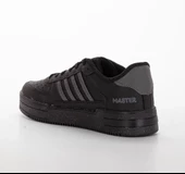 Erkek Siyah Gri Füme Detaylı Casual Yürüyüş Ayakkabısı Konforlu Düz Taban Ultra Yumuşak Sneaker - 3
