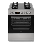 Simfer 1226 Inox Cam Yüzeyli 4 Gözü Gazlı Multi Turbo Fırın thumbnail 3