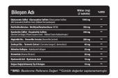 Glukozamin MSM Chondroitin Kolajen Hyaluronik asit Bromelain Boswellia Zerdeçal içeren 30 Tablet - 4