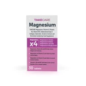 TAKECARE Magnezyum, Vitamin D, Vitamin B6, Vitamin B12, Doğası DeğiştirilmemişTip 2 Kollajen, Kuersetin, Zerdeçal Ekstresi ve Bromelain İçeren Takviye Edici Gıda 30 Tablet - 2