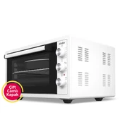 Simfer 4552 Beyaz 45 Litre Turbo Midi/Mini Fırın - 1
